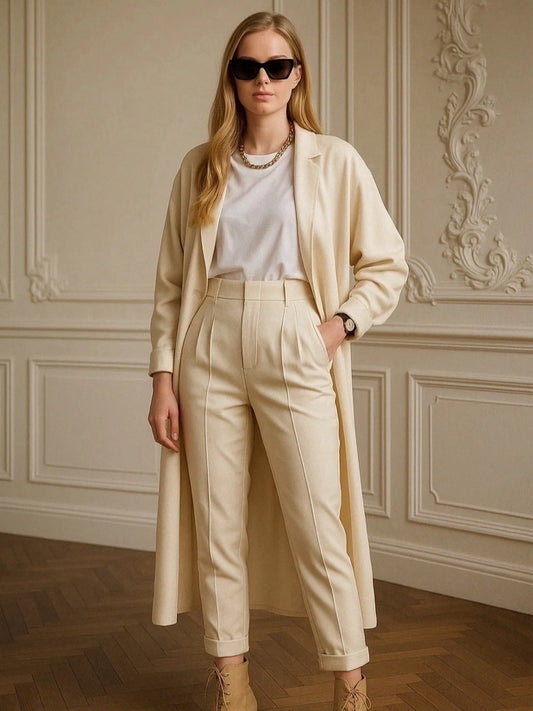 Milano Straight-Leg Mid-Rise Trousers