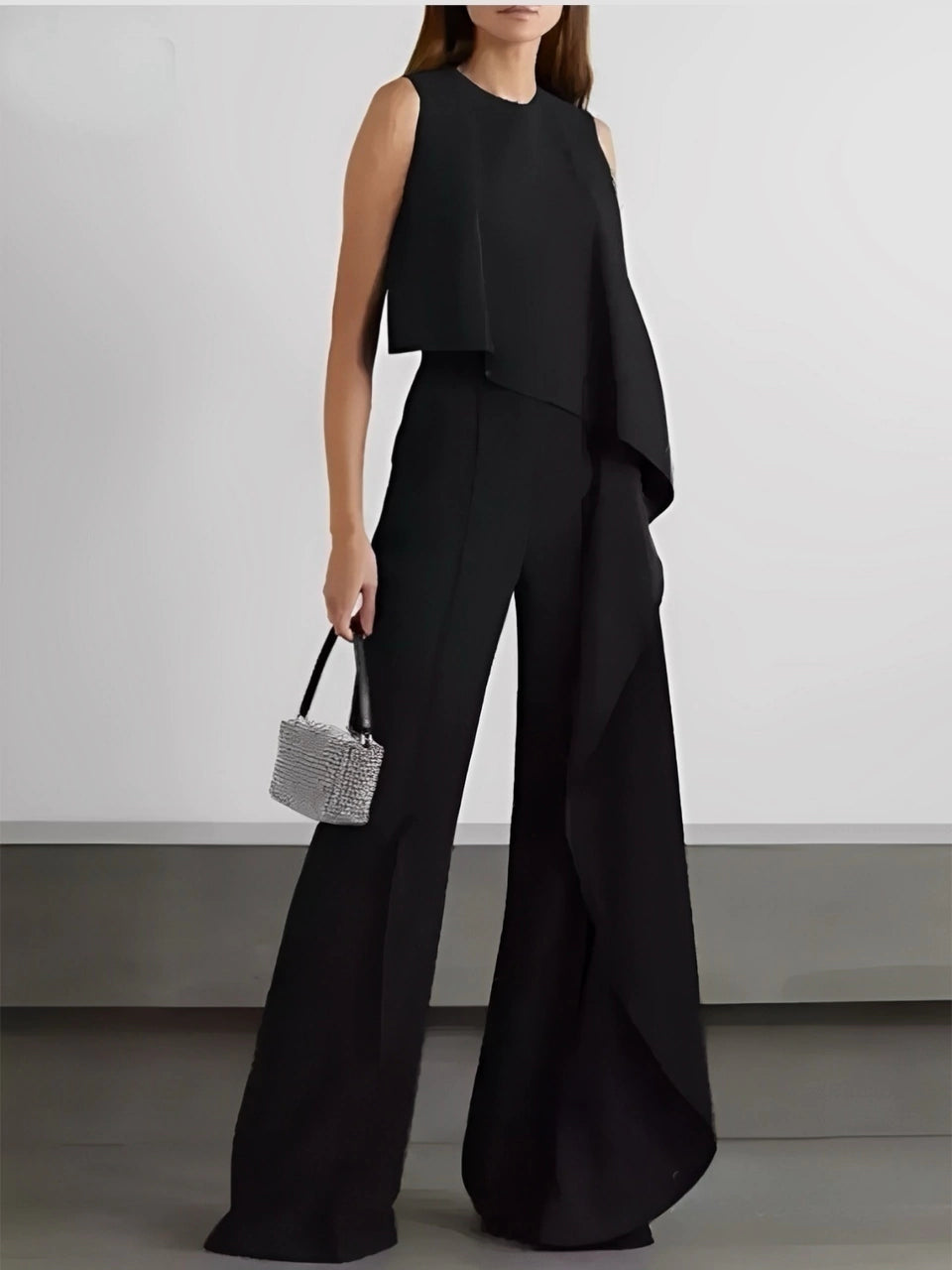 Sarah Strapless Wide-Leg Jumpsuit
