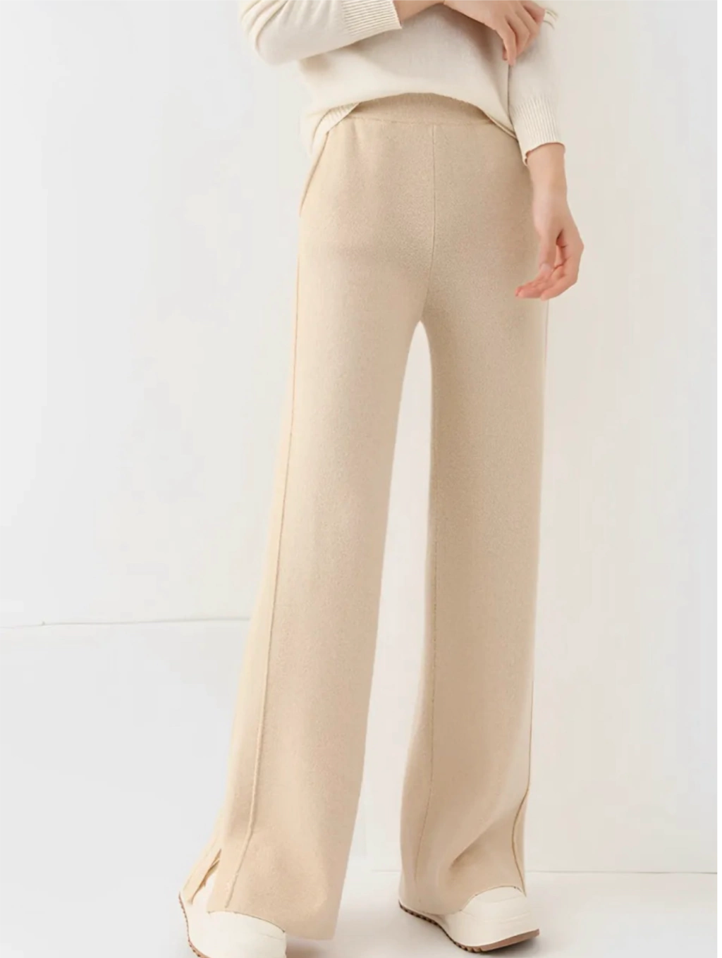 Miriam High-Waisted Wool Trousers