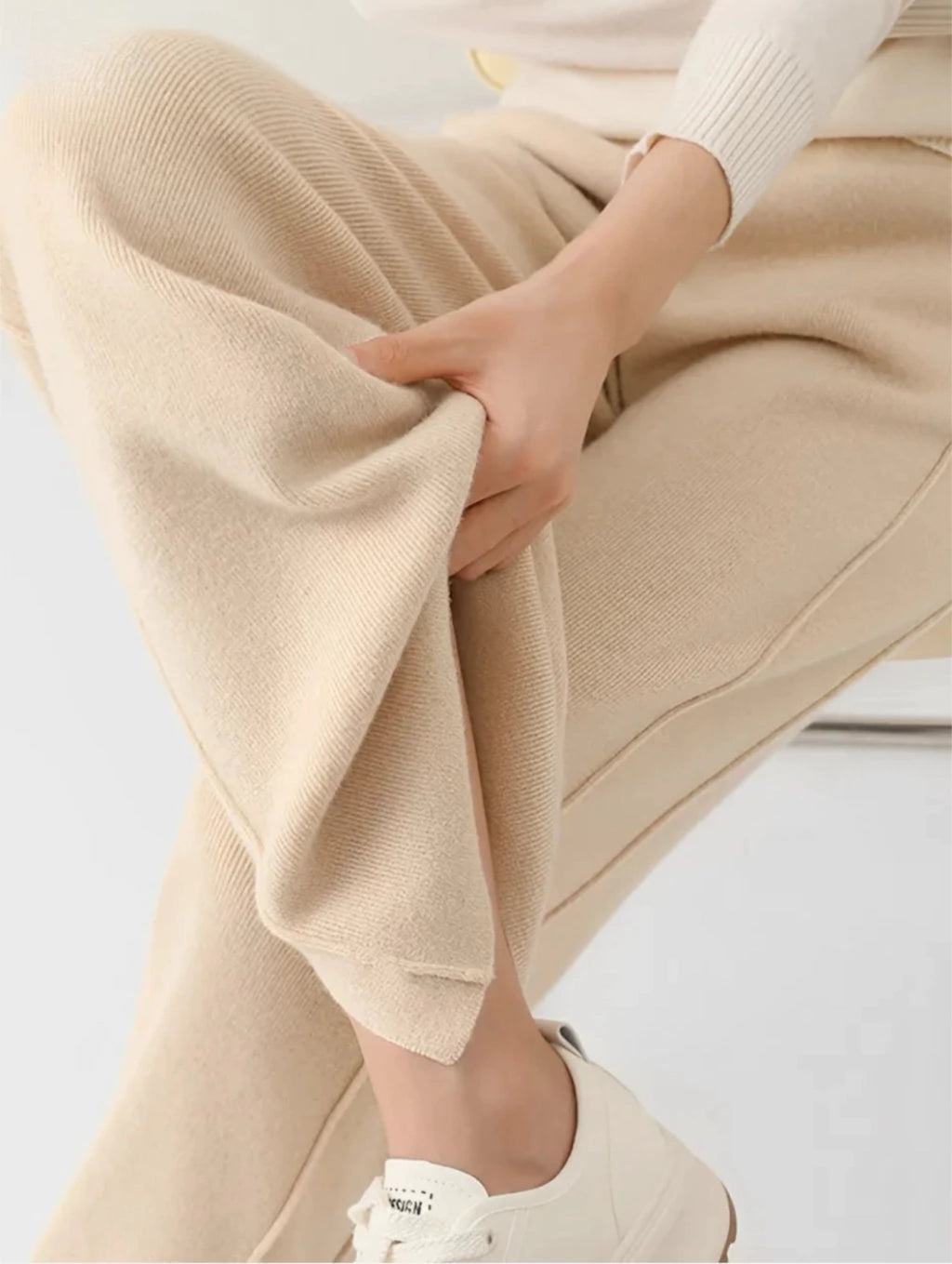 Miriam High-Waisted Wool Trousers