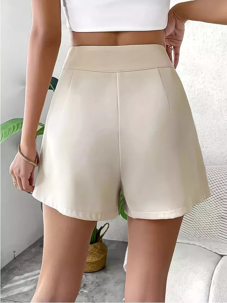 Karina High-Waisted Tailored Shorts.